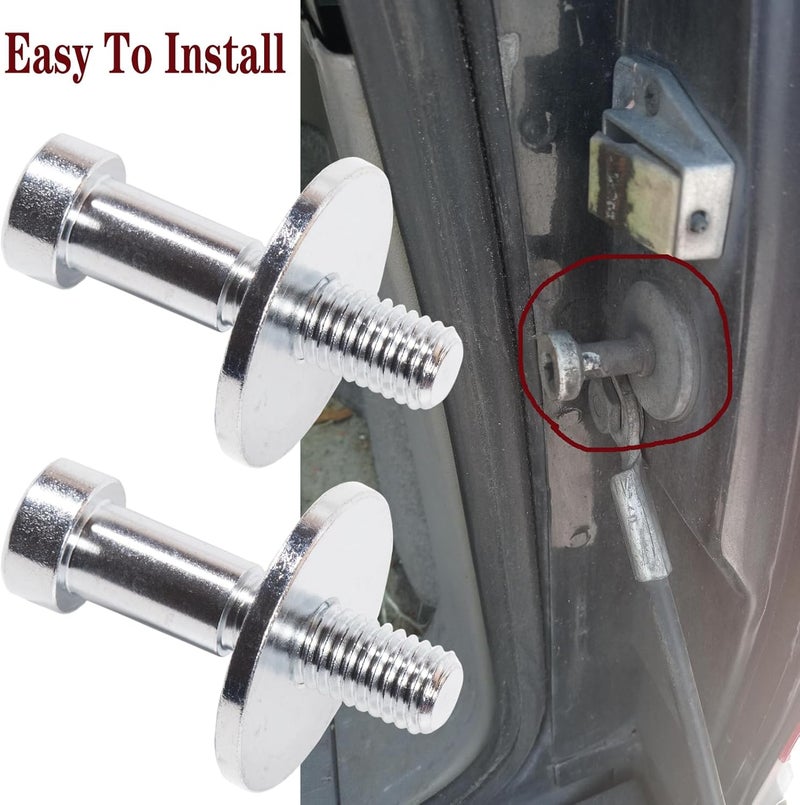 JSDAN Store 38428 Door Lock Striker for 1985-2002 Chevrolet K1500 K2500 K3500 GMC C1500 C2500 C3500 Yukon Chevy Truck Door Latch Bolt Pin 1985 1986 1987 1988 1989 1990 1991 1992 1993 1994 1995 1996-2002 15013147 - Image 5